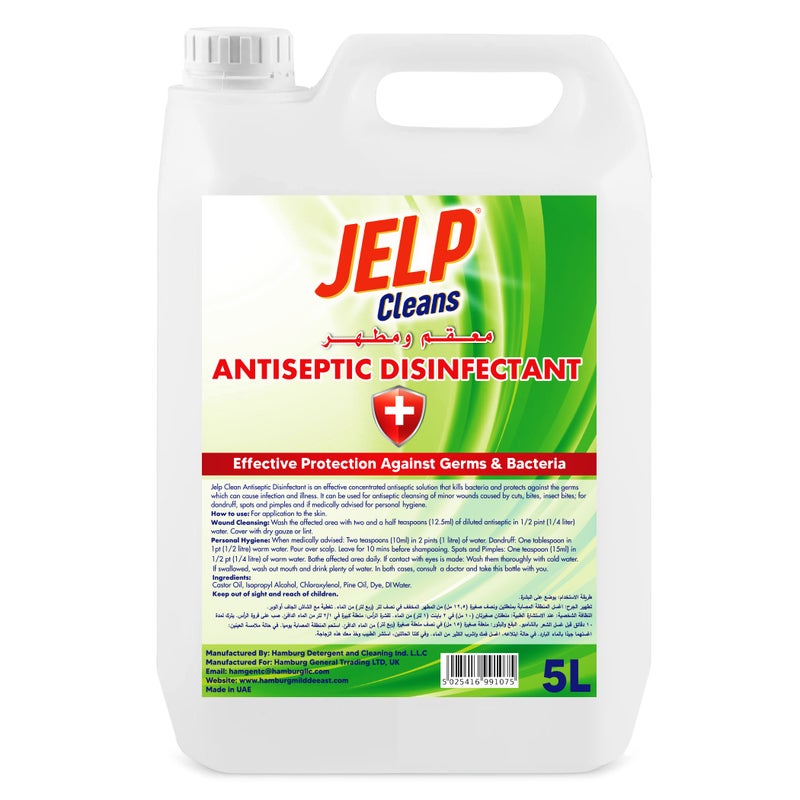Jelp Clean Antiseptic Disinfectant 5L - Image 1